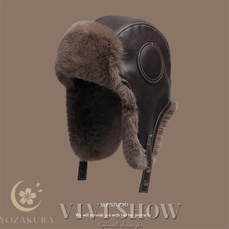 飛行帽 メンズ レディース 耳あて 裏起毛 フライトキャップ