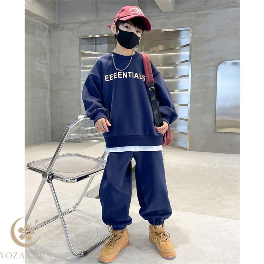 子供ジャージ 上下セット 男の子スウェット 秋 パーカーセット