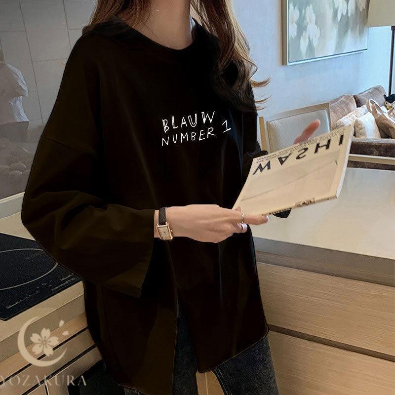 tシャツ レディース 長袖 長そで カットソー 春 チュニック お洒落
