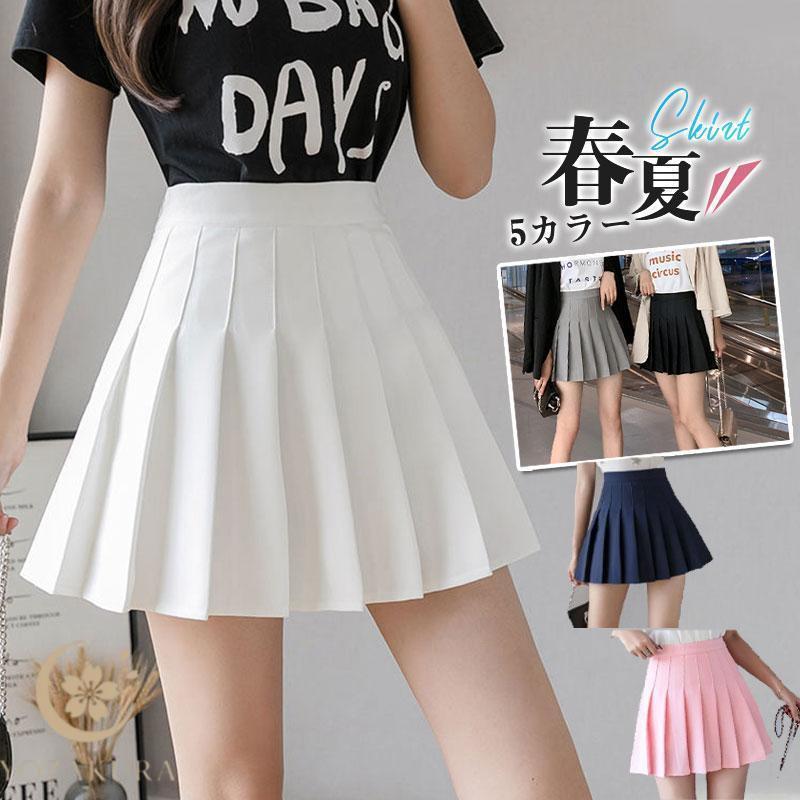 レザレクション スカート プリーツ ホワイト 総柄 プリーツスカート プリーツスカート レディース ミニスカート 春夏 裏地付き イベント