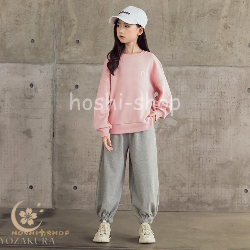 ジャージ スウェット 子供 女の子 秋服 冬 スポーツ ジム 2点セットアップ 春 運動会 キッズ トレーニングウェア 上下 スポーツウェア 中学生 高校生の画像