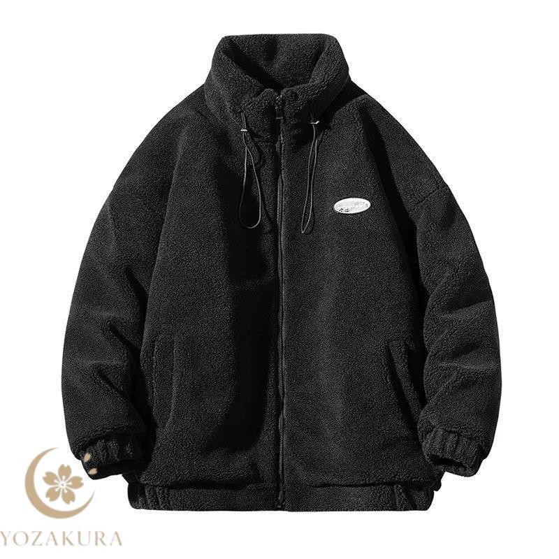 大きいサイズ ボアジャケット フリースジャケット メンズ もこもこ