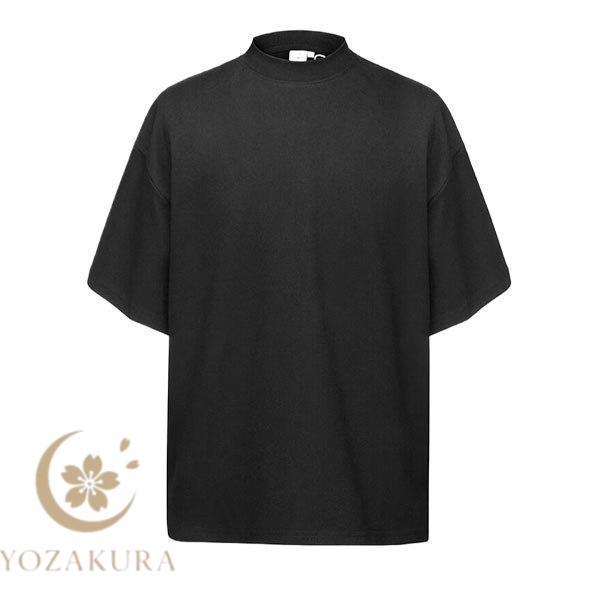【希少】ANEWGOLFモックネックゴルフシャツ　Lサイズ　半袖　ブラック ゴルフシャツ ゴルフウエア モックネック メンズ 半袖 無地 スポーティ