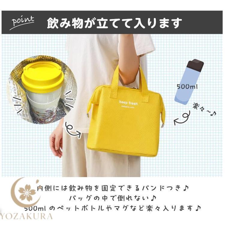 母の日 ランチワイヤーバッグ 保冷ランチバッグ 撥水 抗菌 縦型 お弁当