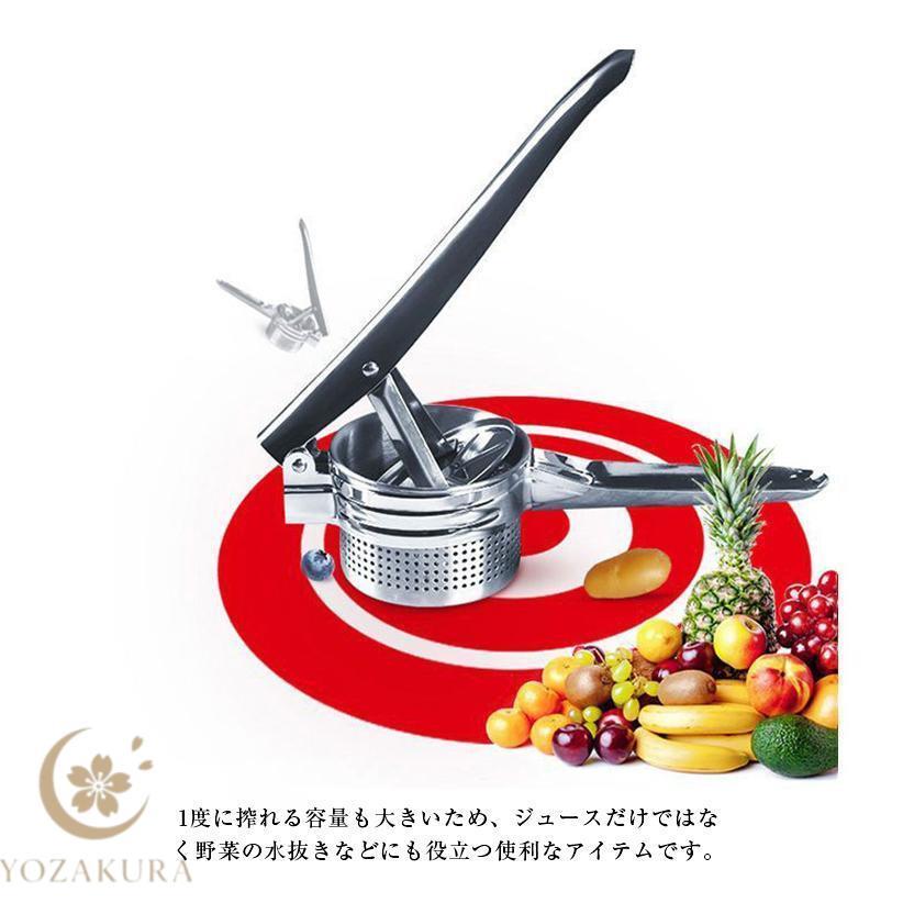 ハンドジューサー 手動ジューサー 果物しぼり 絞り器 しぼり器