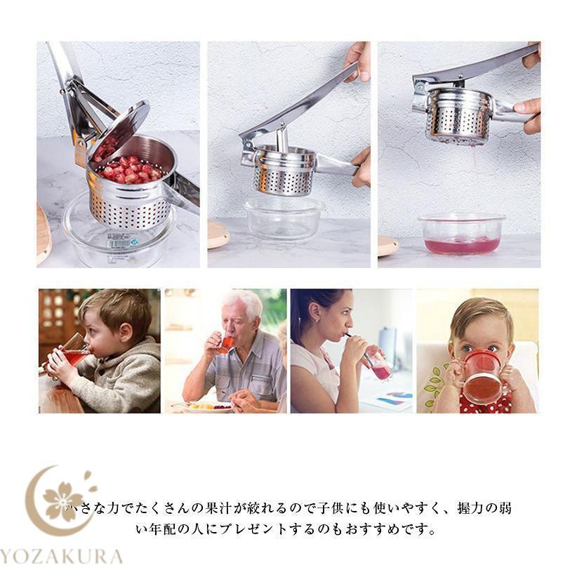 ハンドジューサー 手動ジューサー 果物しぼり 絞り器 しぼり器