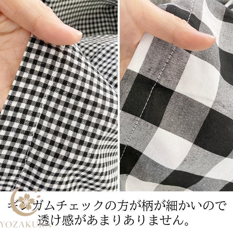 ワイドパンツ ロング チェック柄 ガウチョパンツ サマー ロングパンツ