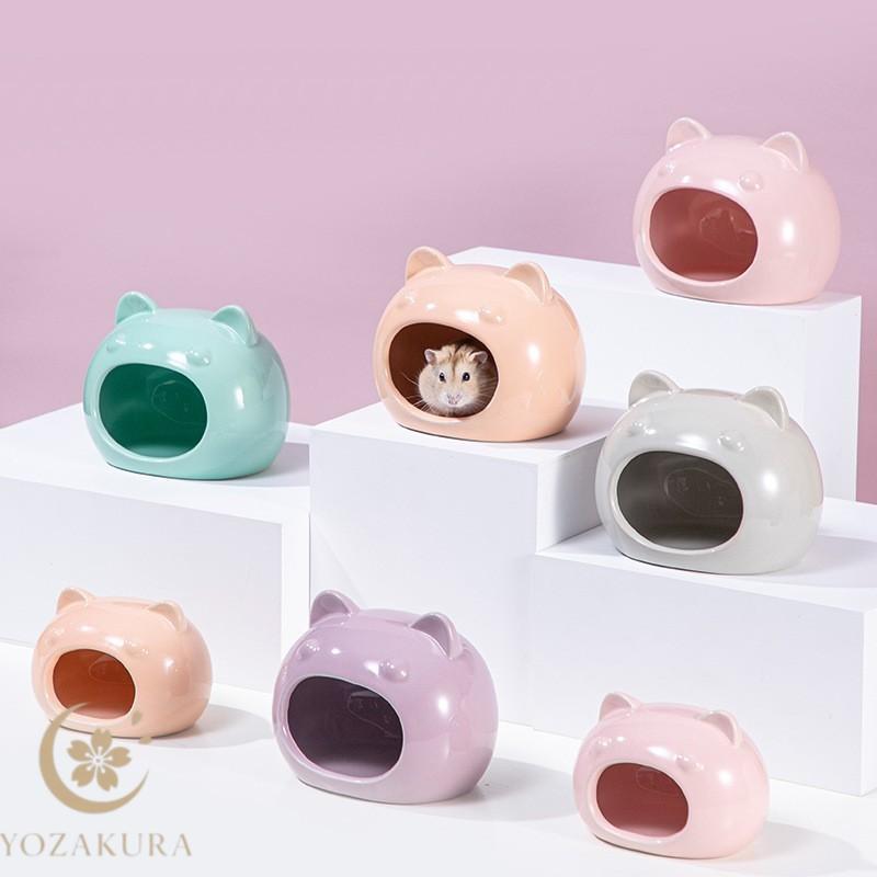 ハムスターハウス 小動物用 ペット用品 陶器 セラミック製 お家 小屋