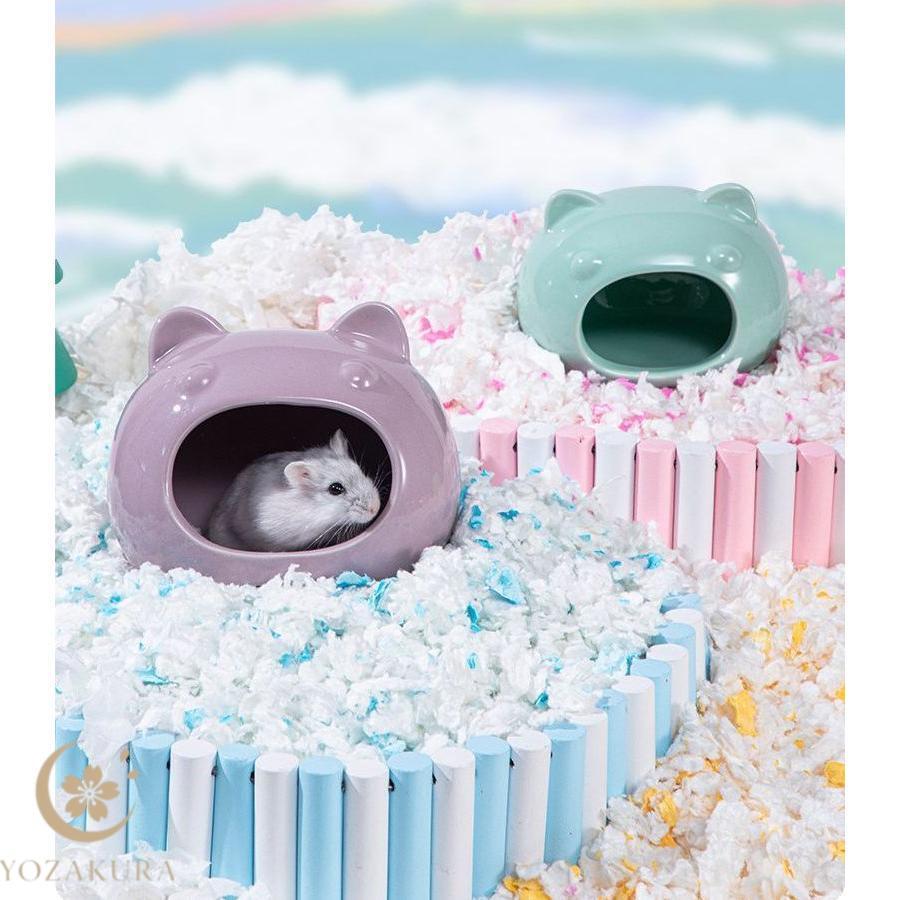 小動物用ハウス ハムスターハウス 小動物用 ペット用品 陶器 セラミック製 お家 小屋