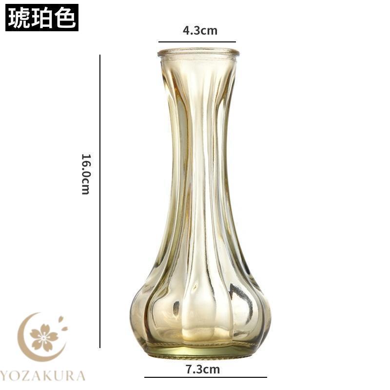 花瓶 花びん フラワーベース 装飾 フラワースタンド 卓上 透明 ガラス