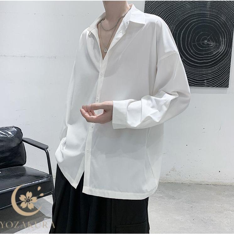 【美品】KAPITAL　重ね着風デザイン 長袖シャツ 白 サイズ2 カジュアルシャツ 長袖 メンズ 男性 ボタン 襟付き 大きいサイズ 無地