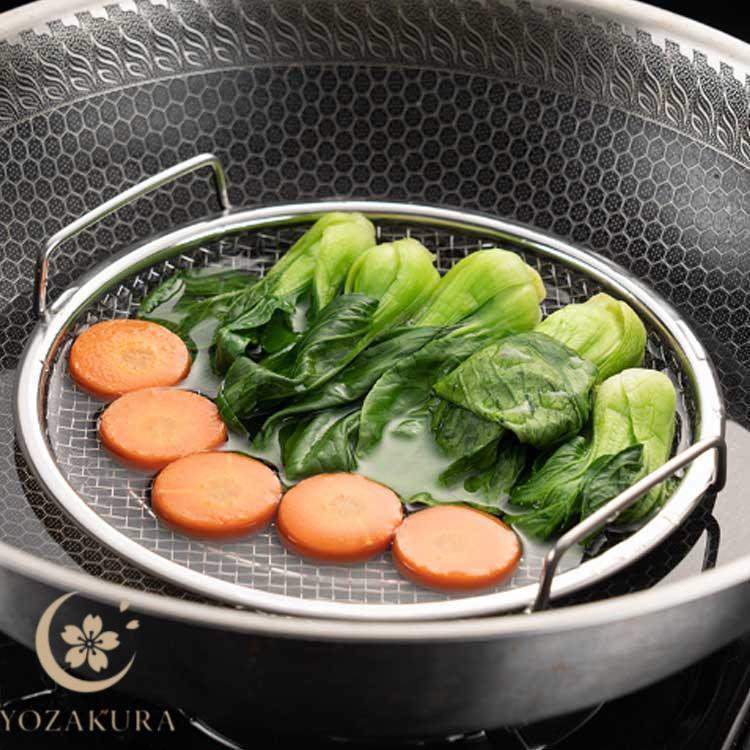 蒸しざる 蒸しがご ステンレス 蒸し器 せいろ 蒸し野菜 温野菜 点心