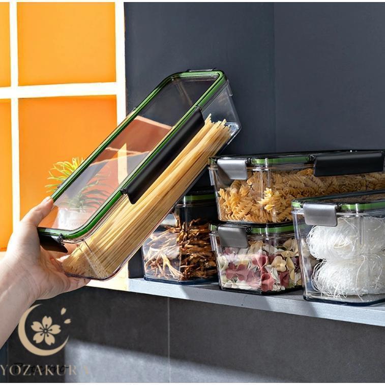 パスタ保存容器 パスタケース 保存容器 プラスチック 密閉 防湿