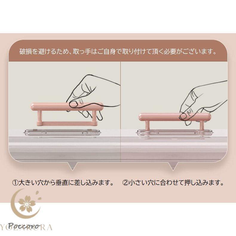 メイクボックス コスメボックス 3段 大容量 取っ手付き 仕切り付き