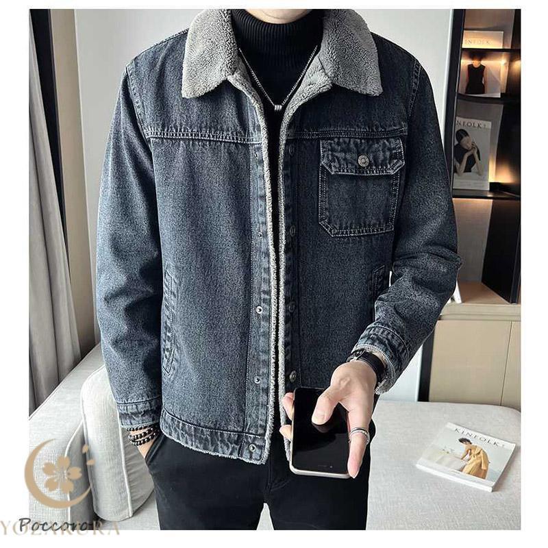 デニムジャケット メンズ 裏ボア デニムコート ボアジャケット Gジャン