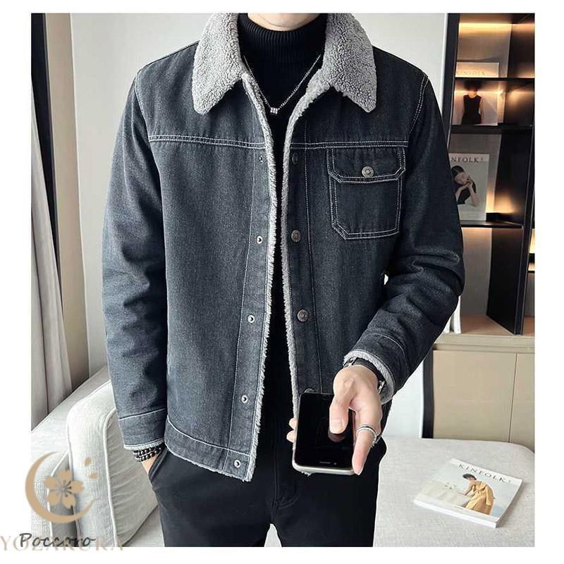 デニムジャケット メンズ 裏ボア デニムコート ボアジャケット Gジャン