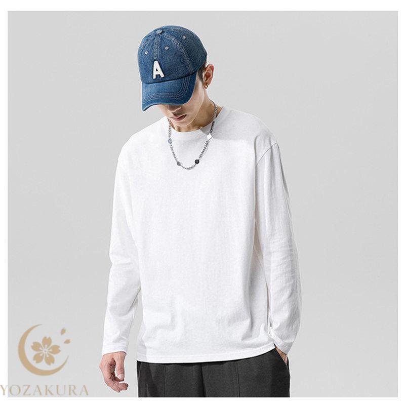 tシャツ ロンT メンズ 長袖 春 秋 ロング Tシャツ カットソー トップス