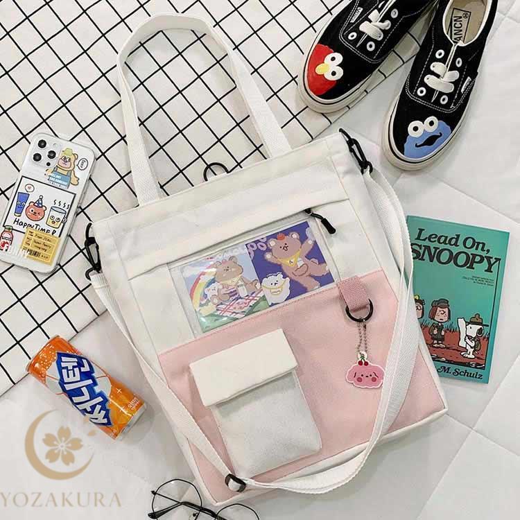 肖戦 クリアPVCバッグ 防水 痛バッグ 4点セット❣️0423 4way 痛バッグ ショルダーバッグ 斜め掛けバッグ リュックサック 透明