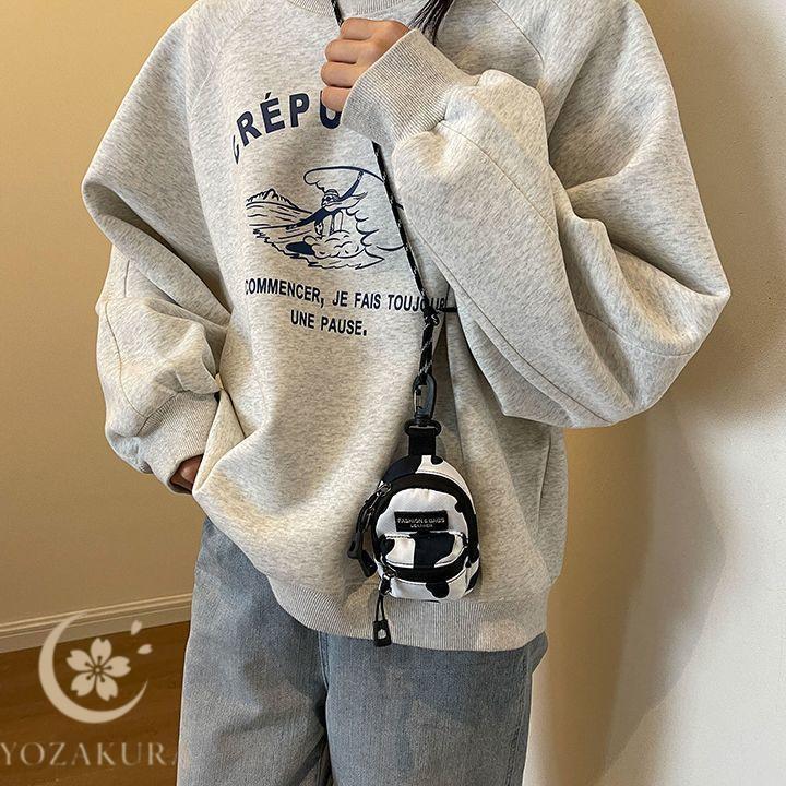 ネックショルダー ポーチ ミニ 財布 コンパクト バッグ メンズ