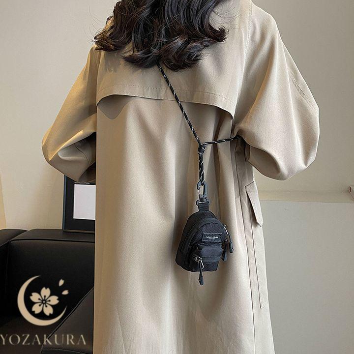 ネックショルダー ポーチ ミニ 財布 コンパクト バッグ メンズ