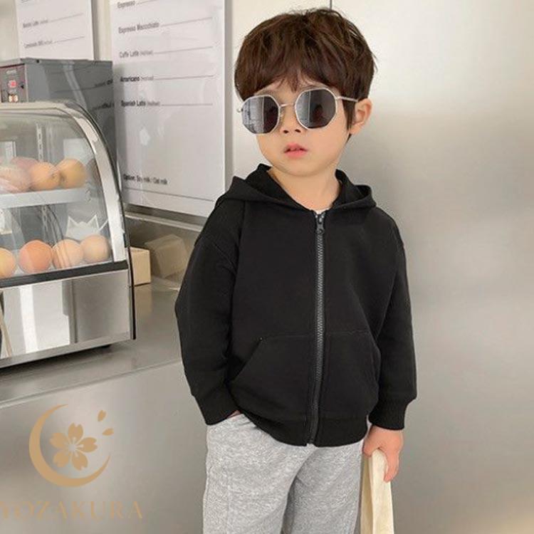 アウター 男の子 子供服 春 フード付き 140 スウェット パーカー