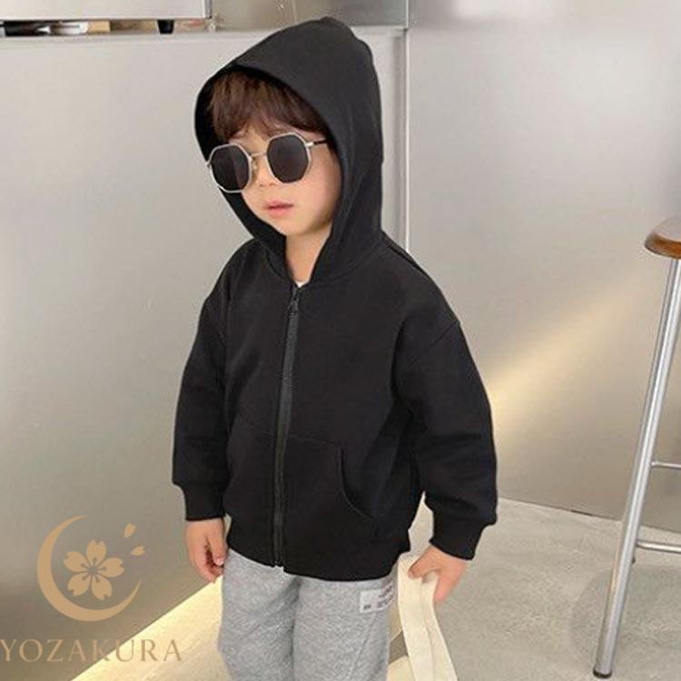 アウター 男の子 子供服 春 フード付き 140 スウェット パーカー