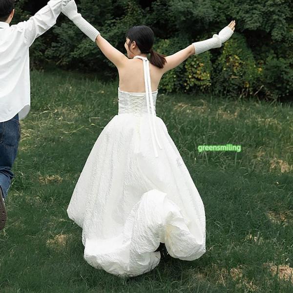 ウェディングドレス ミニ ショート丈 ミニドレス バルーン 二次会 結婚