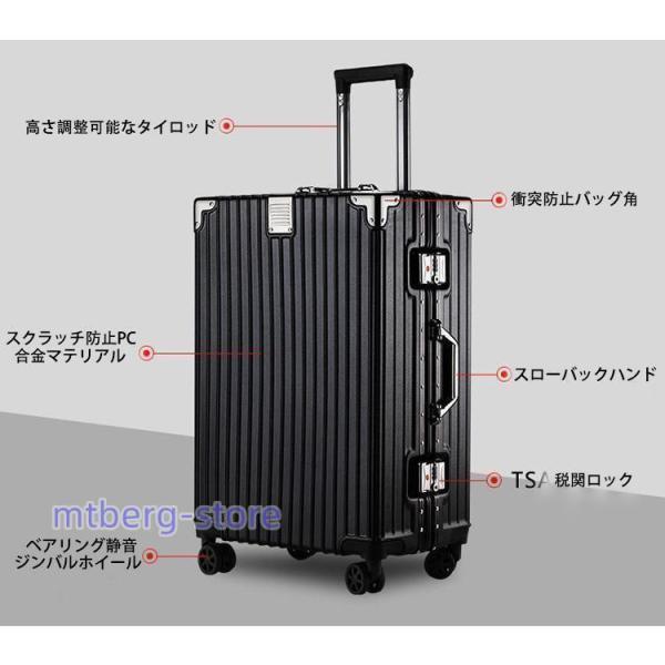 スーツケース キャリーケース 機内持ち込み キャリーバッグ 2泊3日大型
