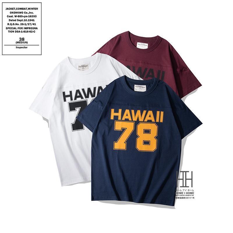 tシャツ メンズ 半袖 ロゴt おしゃれ アメカジ 定番 HAWAII 78