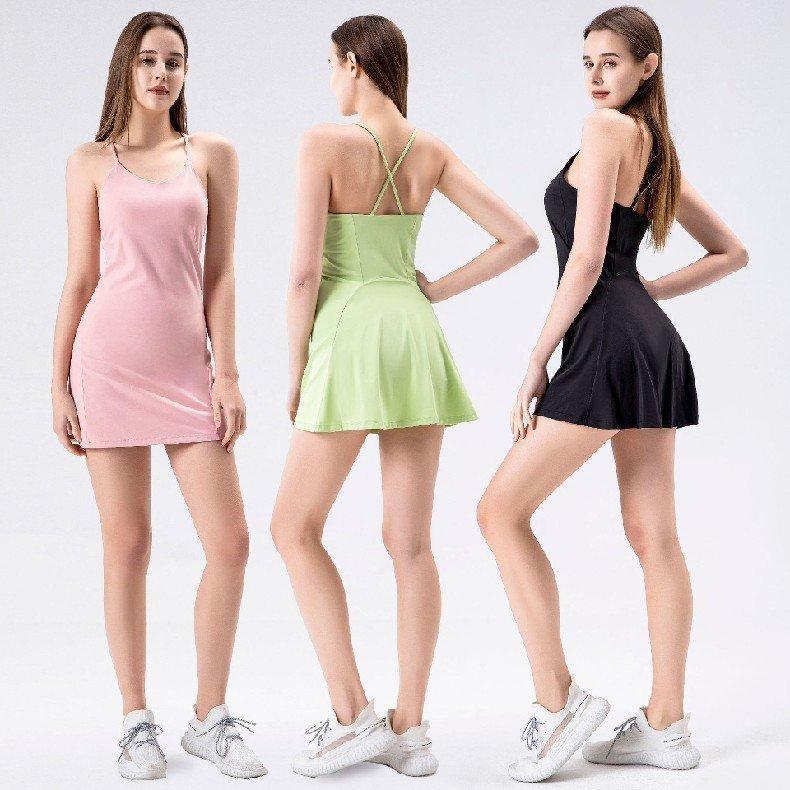 ワンピース スポーツウェア ショートパンツ 2点セット テニスウェア
