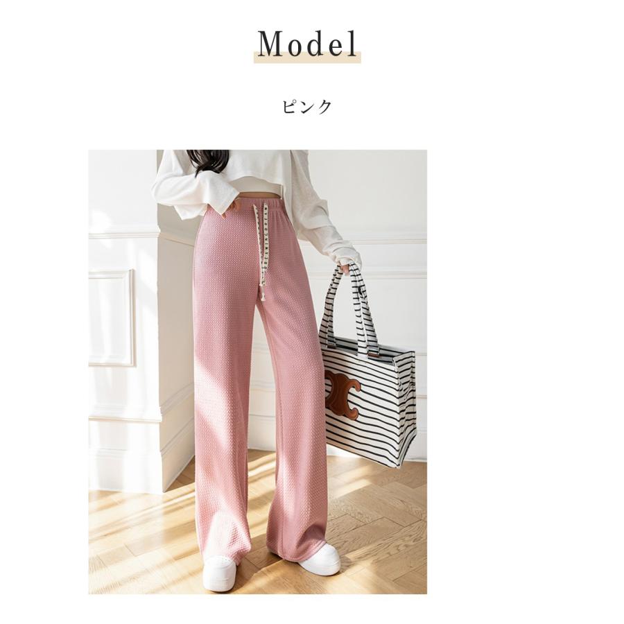 リニューアル特価】さらっとワイドパンツ ワイドパンツ ポケット付き