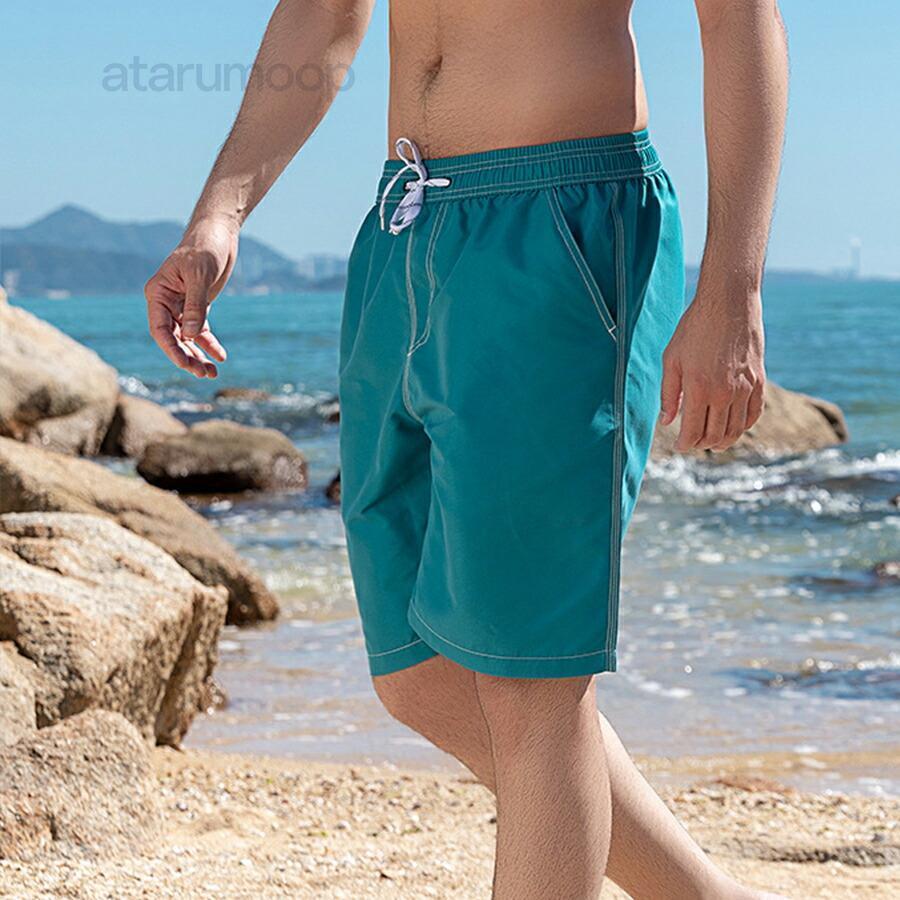 水着 メンズ サーフパンツ インナー 裏地付 海パン 30代 40代 プール