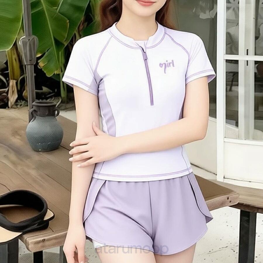 パンツが別になった 水着 レディース ワンピース パンツ別 セット