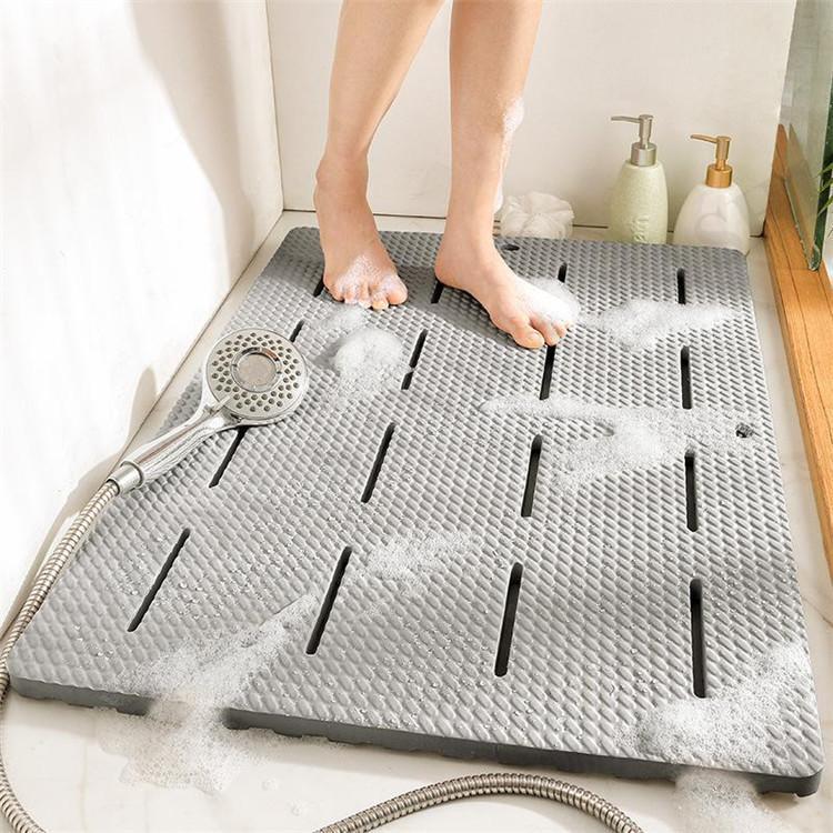お風呂マット 滑り止め 大判85X60X2cm 浴室内 バスマット 洗い場マット
