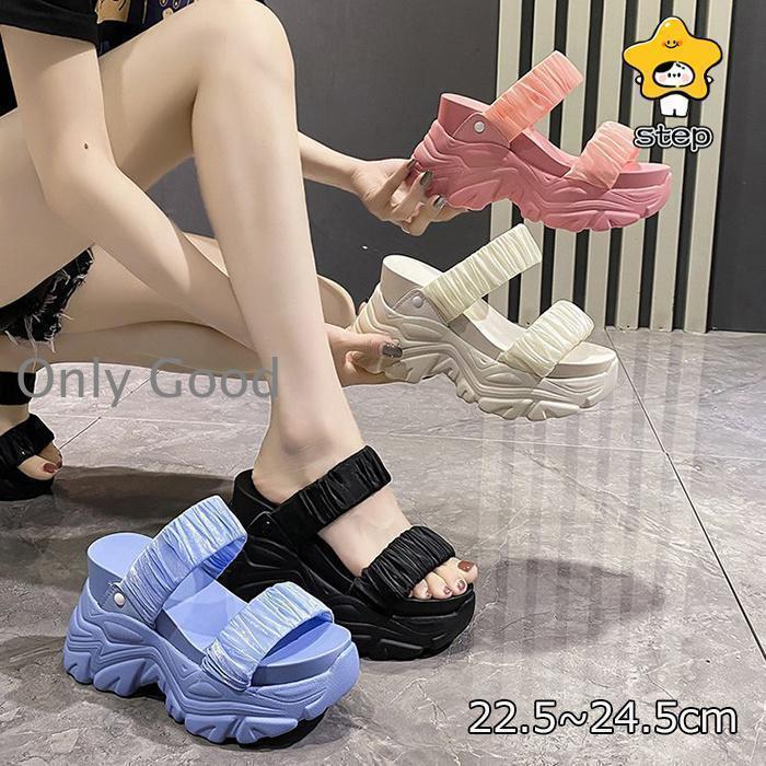 10cm 厚底 サンダル レディース 歩きやすい 軽い オフィス スリッパ 