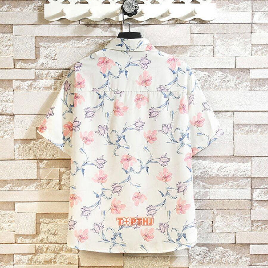 花柄シャツ メンズ 半袖 アロハシャツ 薄手 半袖夏 総柄 シャツ