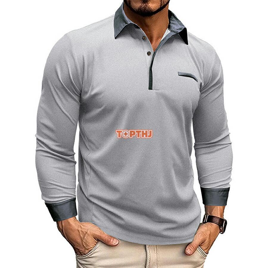無地ポロシャツ メンズ ビジネス 長袖 ポロシャツ ゴルフウェア Polo