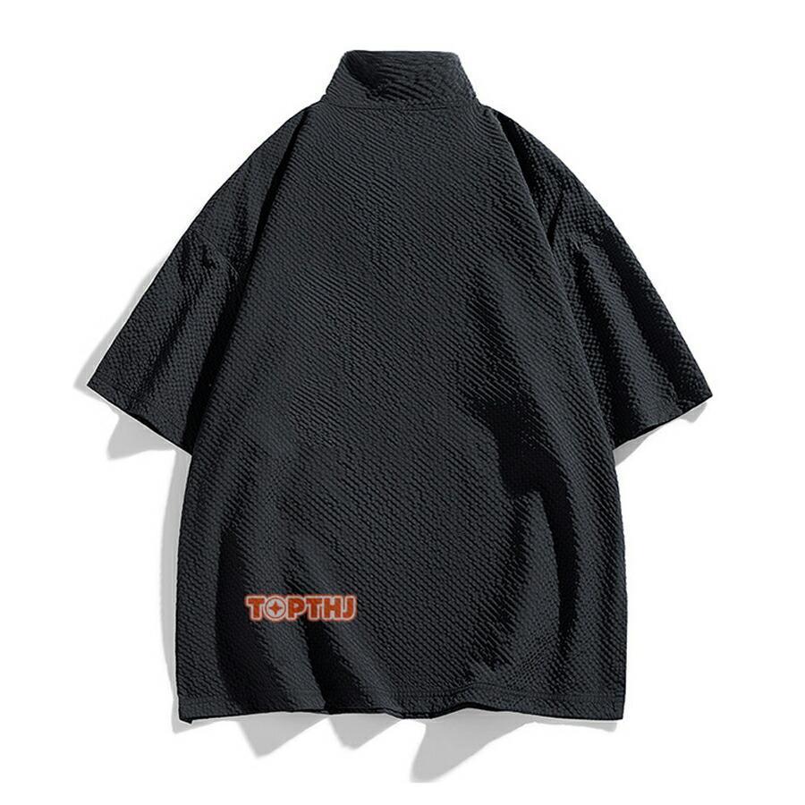 日本製 ゴルフウェア【G/FORE】ハイネックカットソー 黒 半袖 3 楽天
