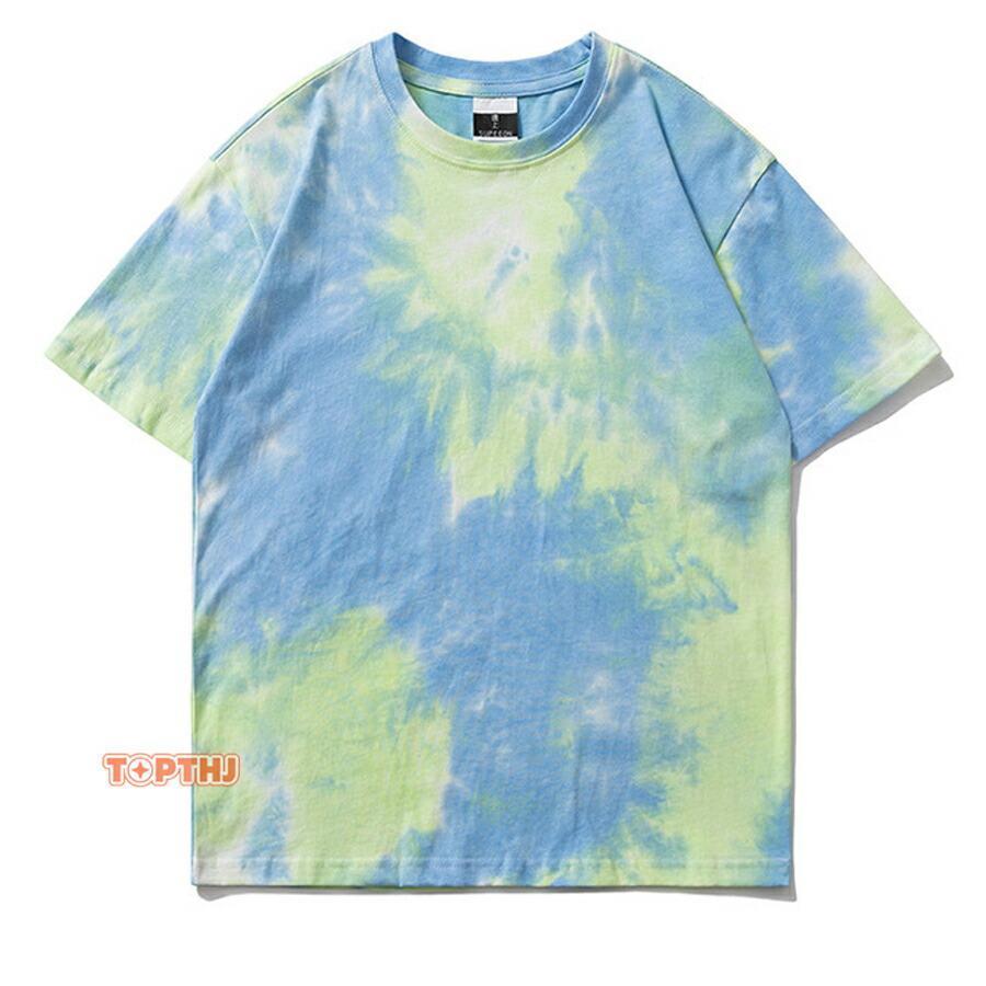 プルート　チェシャ猫　半袖Tシャツ　蓄光　タイダイ染め　2点セット タイダイTシャツ メンズ レディース おしゃれ 半袖タイダイ染め