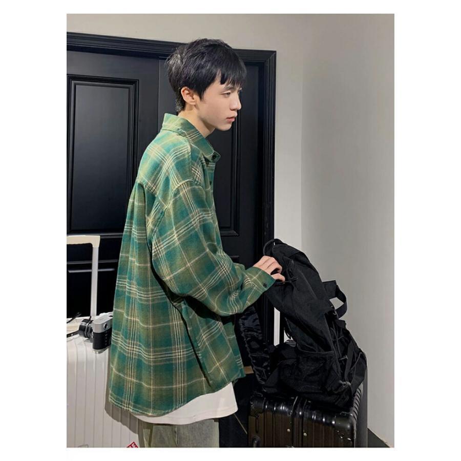 RRL コットンチェックシャツ 長袖 Lサイズ アメカジ チェックシャツ シャツ メンズ チェック柄 カジュアルシャツ 長袖