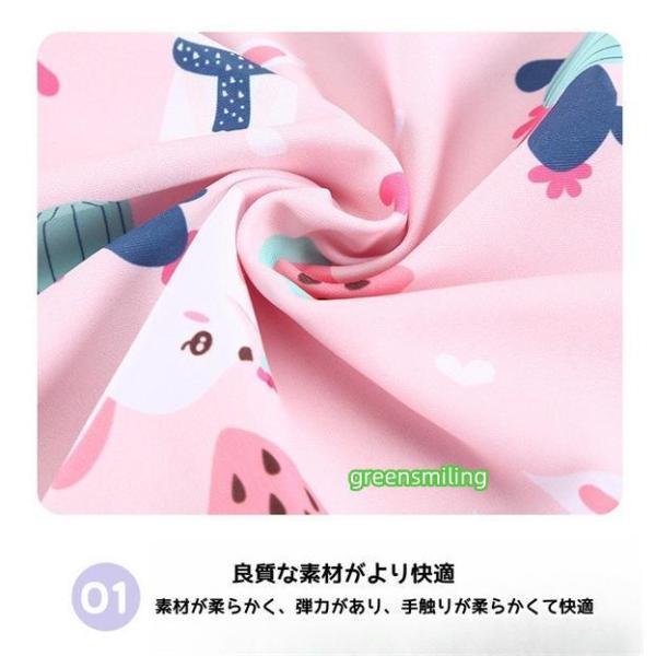子供用女の子用日焼け止め速乾水着3-7歳ベビーボディスーツ 水着