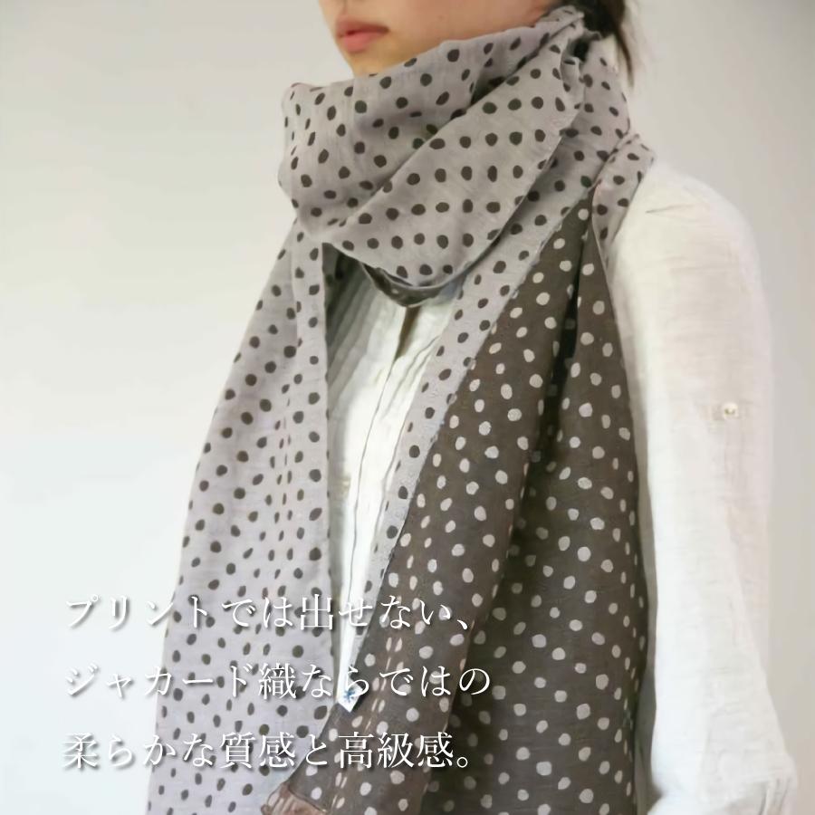 ニトリト★美品★大判ストール★ohori お堀★コットンウール★米沢織 カットする上質なストール | wadachi - nitorito