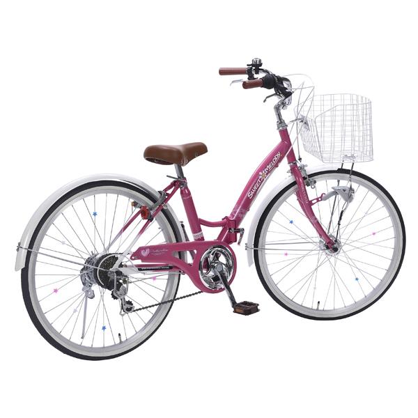 池商 マイパラス ジュニアサイクル M-804F (PK) ピンク 子供用自転車
