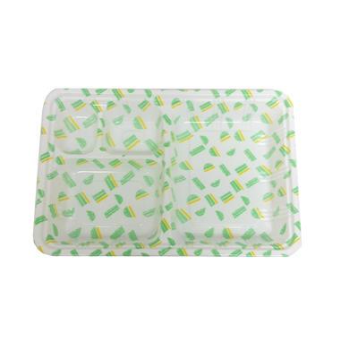 LC新 609 若葉 (透明かぶせ蓋付) 50枚 [福助工業]使い捨て 使い捨て容器 弁当容器 持ち帰り容器 | 福助工業 | 02