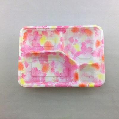 使い捨て 弁当容器 LC-624フローネ 透明かぶせ蓋付 (50枚) | 福助工業 | 01