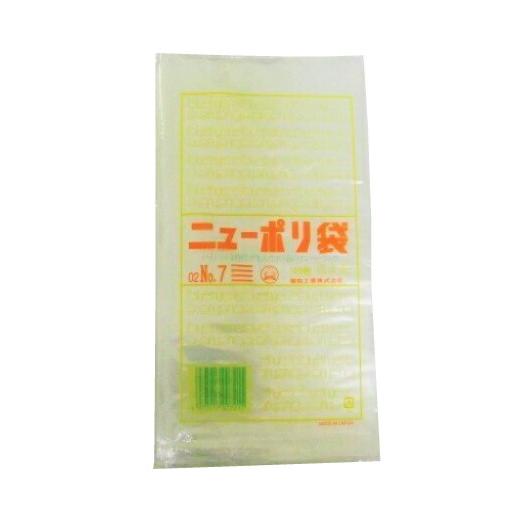 ニューポリ袋 02 No.7  120×230mm （100枚）福助工業  LDポリ袋 ビニール袋 ポリエチレン袋 透明袋 キッチン袋 | 福助工業 | 01