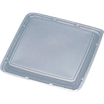 角桶　1H 黒（透明蓋付）10入　寿司容器　オードブル容器 使い捨て容器 プラスチック容器　業務用　仕出し　テイクアウト　容器　持ち帰り | 福助工業 | 01