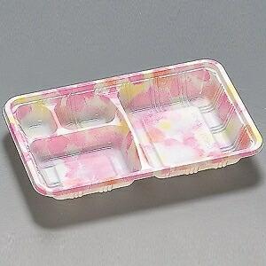 使い捨て 弁当容器 LC-608フローネ 「透明かぶせ蓋付」(50枚) [福助工業]使い捨て 使い捨て容器 弁当容器 持ち帰り容器 |  | 01