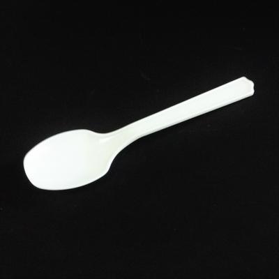 スプーン 白 バラ ＃130 (100入) プラスチックスプーン　イベント テイクアウト 使い捨て デザートスプーン |  | 01