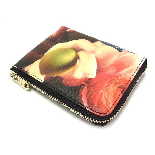 □新品□未使用□ Paul Smith ポールスミス レザー フラワー 総柄 L字